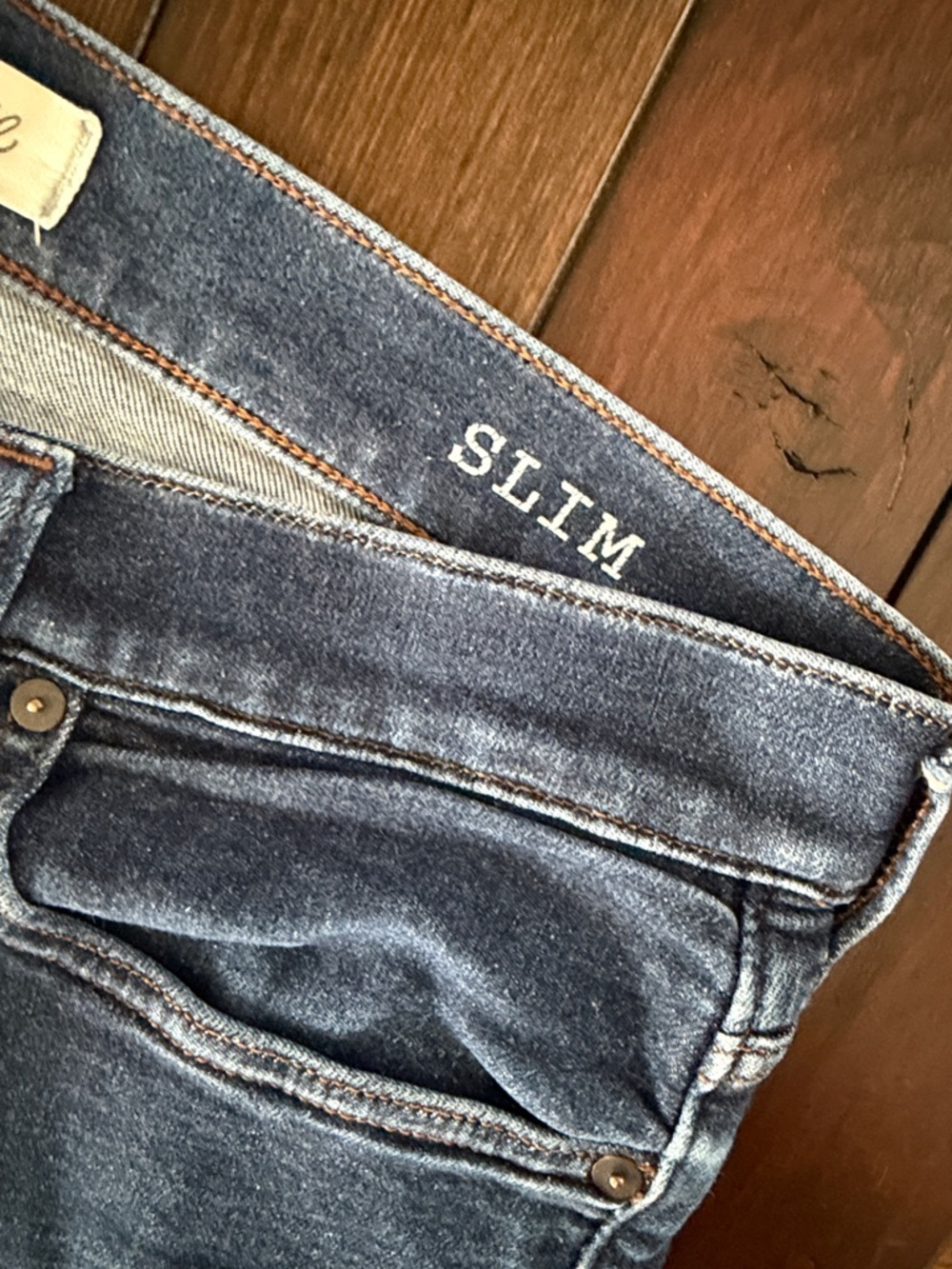 Madewell Slim Jeans Men’s 33x32 Blue Denim Straight Leg - Picture 2 of 8
